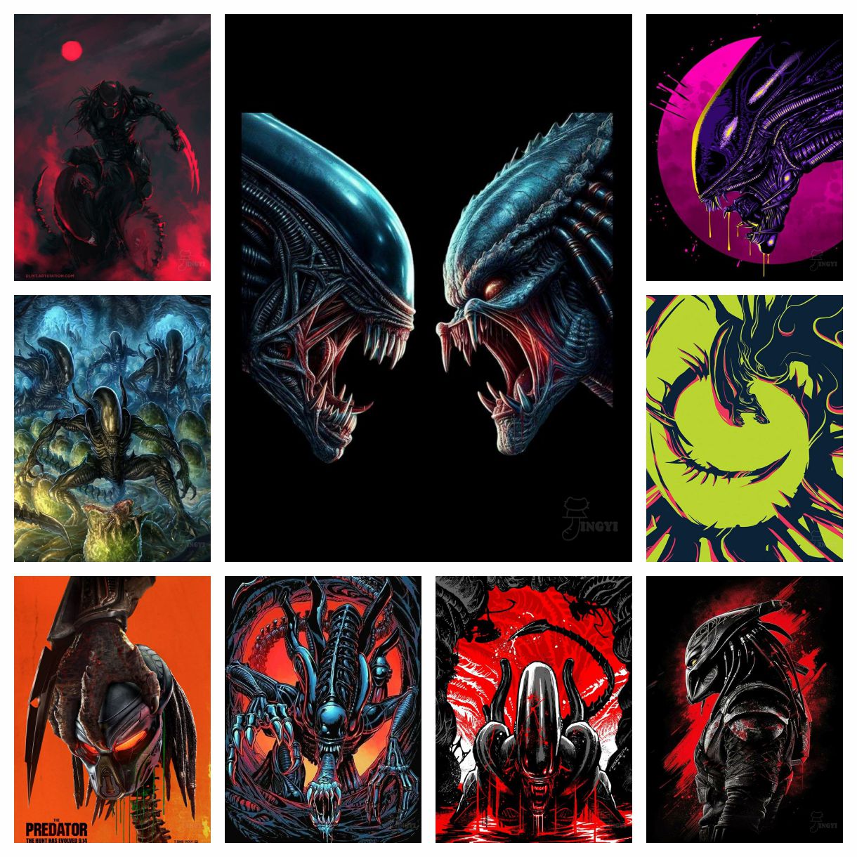 Embroidery Vs Stitching - 2025 Nieuwe Alien vs Predator Karakter