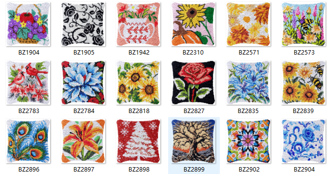 Printed Embroidery Kit - Bee klink haak kit tapijt canvas