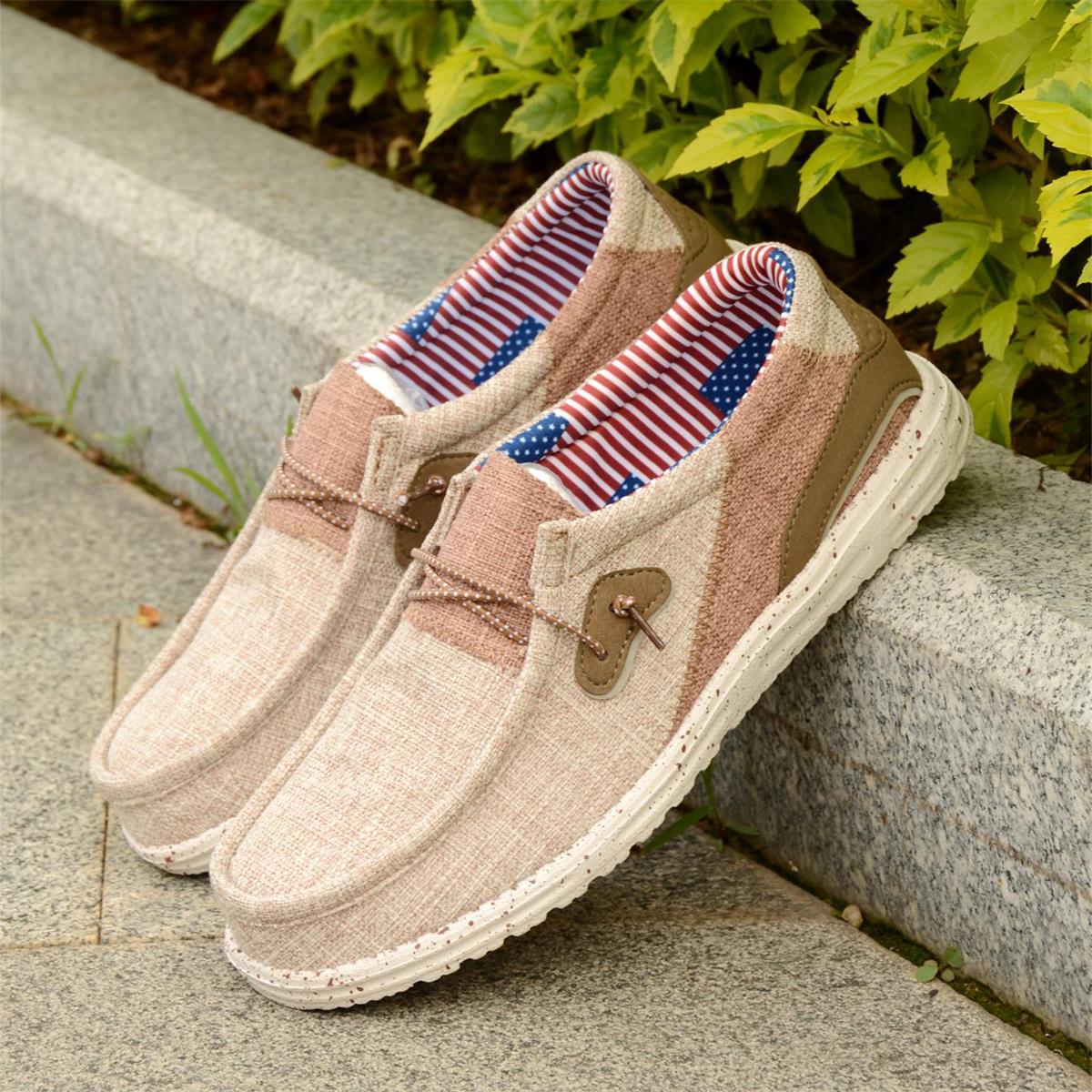 Embroidery Garments - Unisex outdoor casual instapschoenen, lichtgewicht, zachte