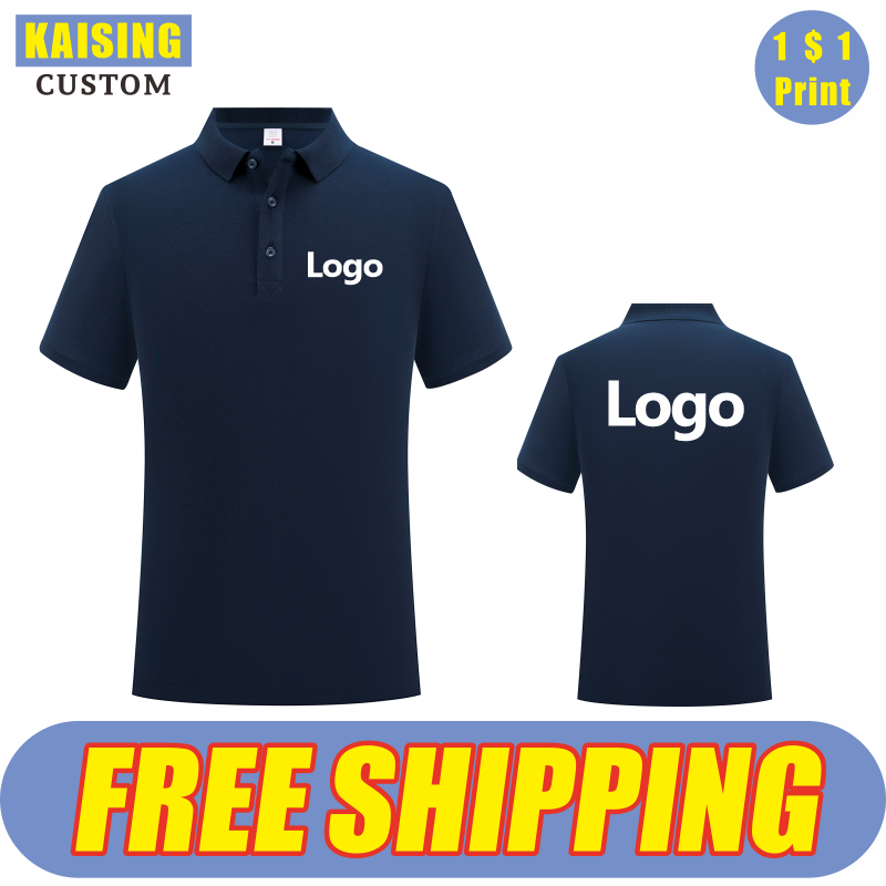 Embroidery Logo - Kaising Hoge-Kwaliteit Puur Katoen Polo Shirt
