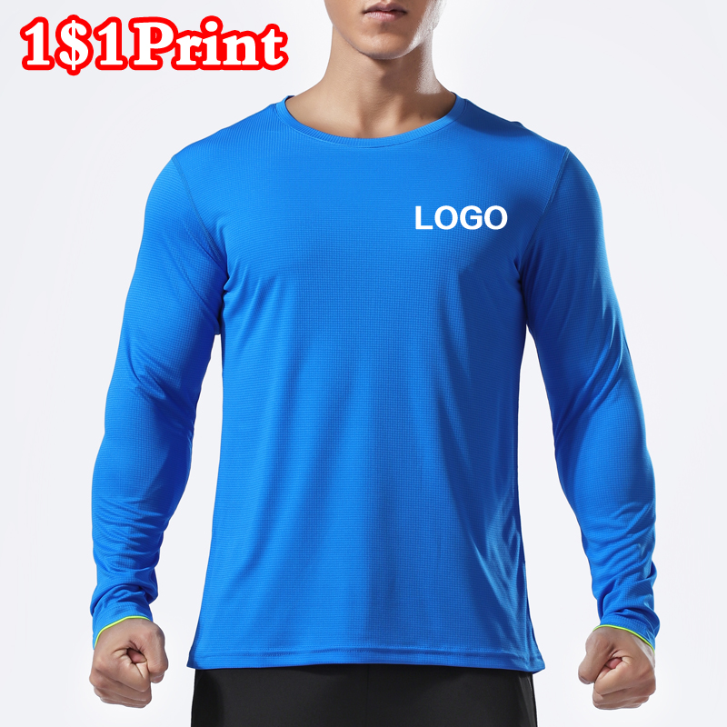 Embroidery Logo - Sportief, sneldrogend T-shirt met lange mouwen