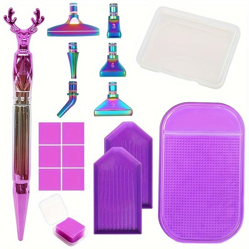 Embroidery Handicraft - Hertengewei-vormige strass-pen met metalen punt, accessoires