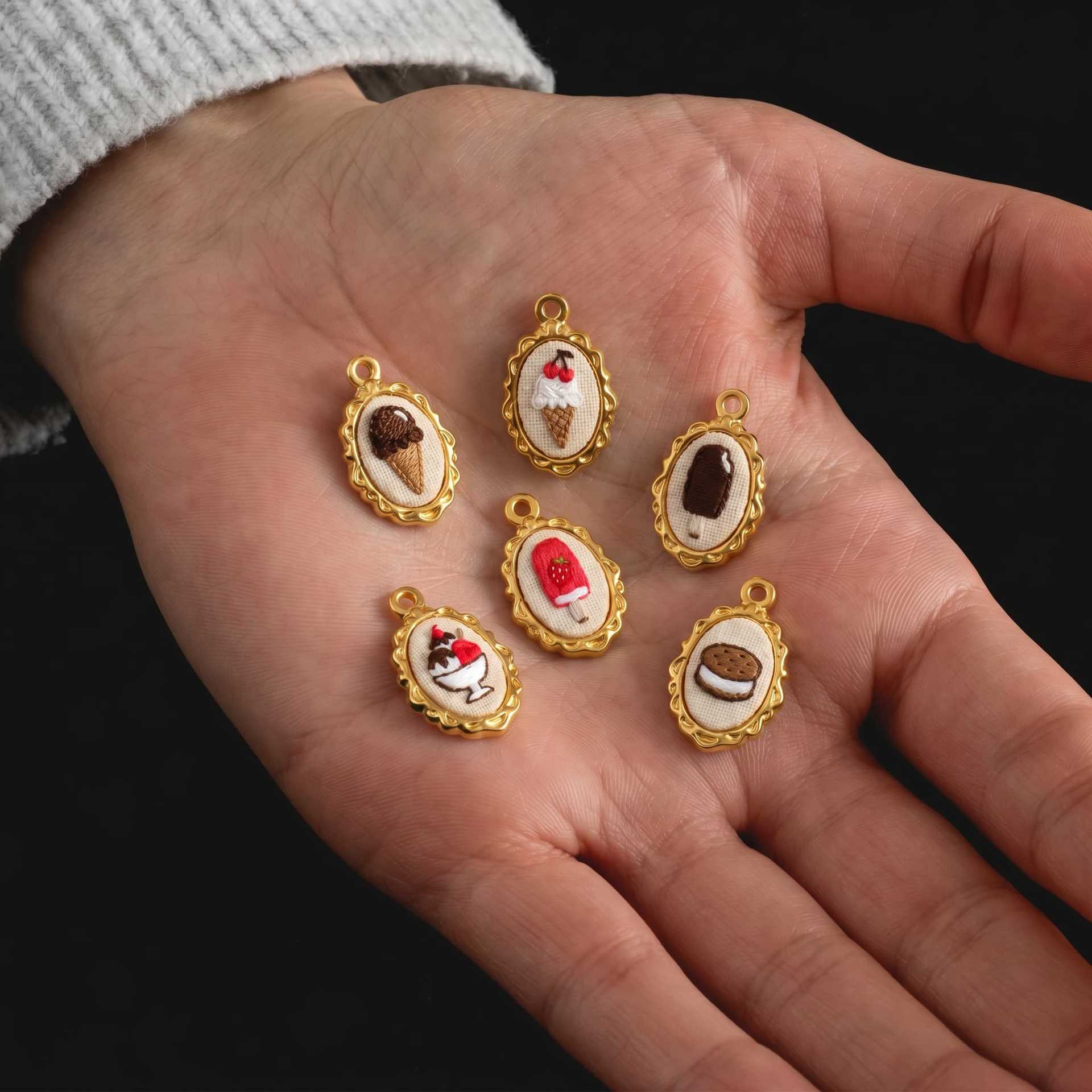 5 stuks roestvrij staal borduu - Embroidery Cream recensie en prijs