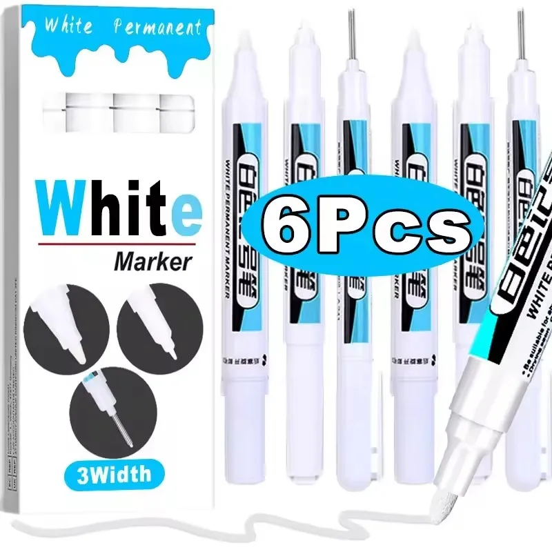 0.7/1.0/2.5MM Witte Permanente - Embroidery Art Painting recensie en prijs