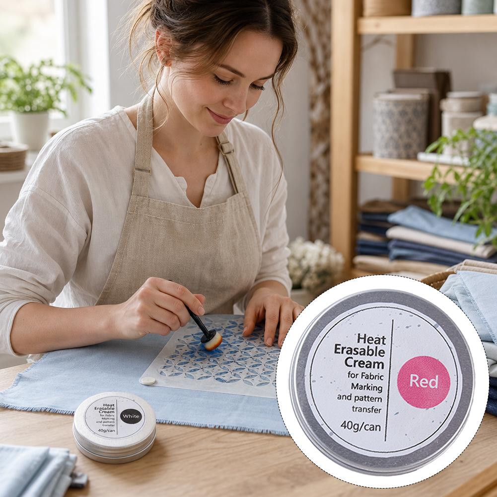 Door warmte uitwisbare stoffen - Embroidery Cream recensie en prijs