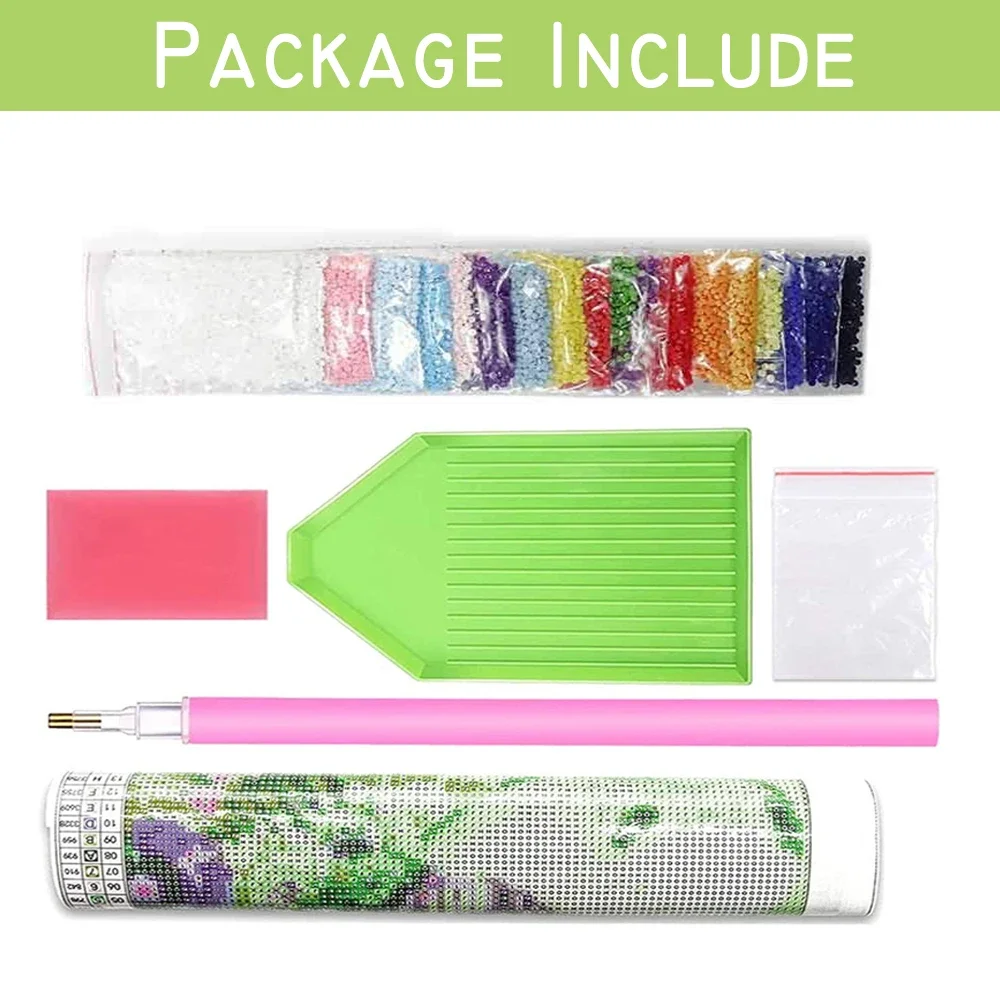 1pc frameloze diamantschilderi - Embroidery Handicraft recensie en prijs
