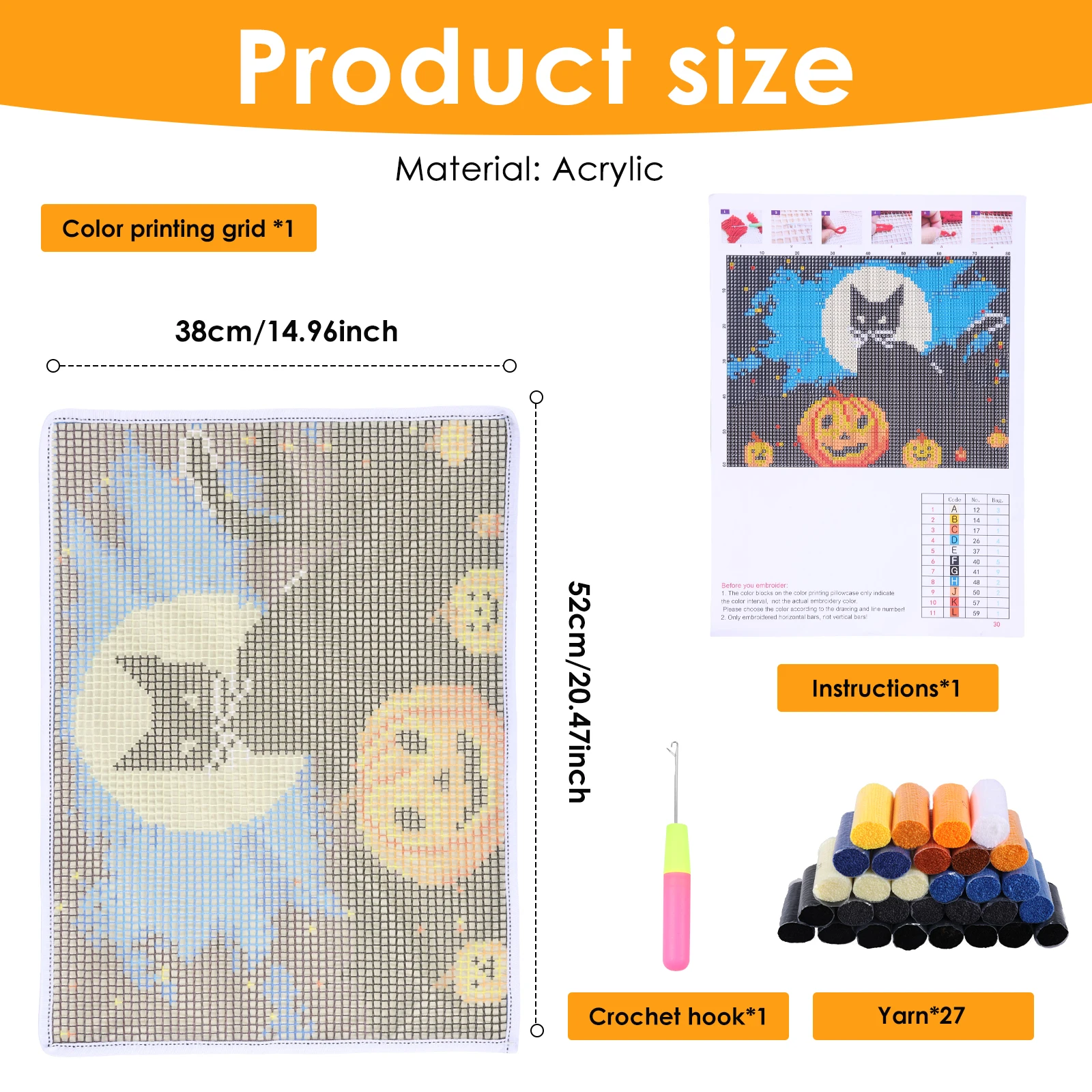 Latch Hook Kits DIY Dierenpatr - Printed Embroidery Kit recensie en prijs