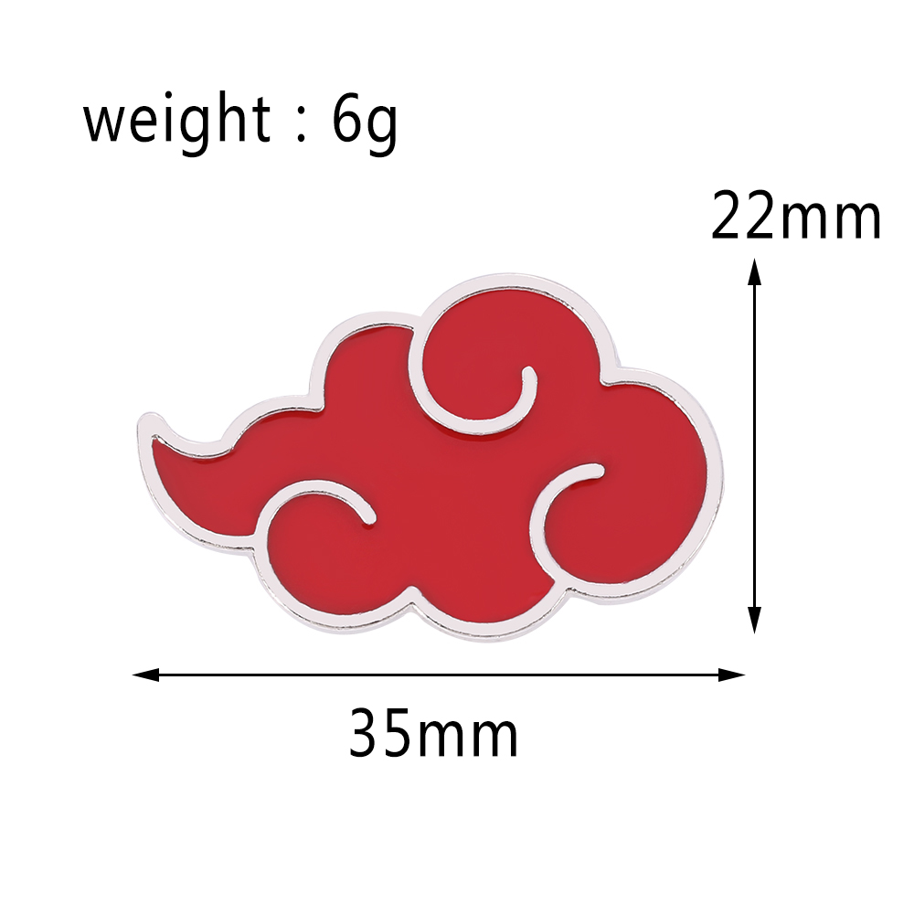 Naruto Akatsuki Broche Pin Kon - Embroidery Red recensie en prijs