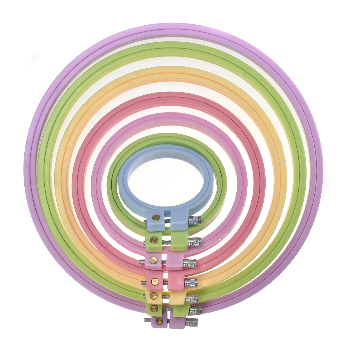 1/7 stuks 7-25cm Plastic Bordu - Embroidery Frame recensie en prijs