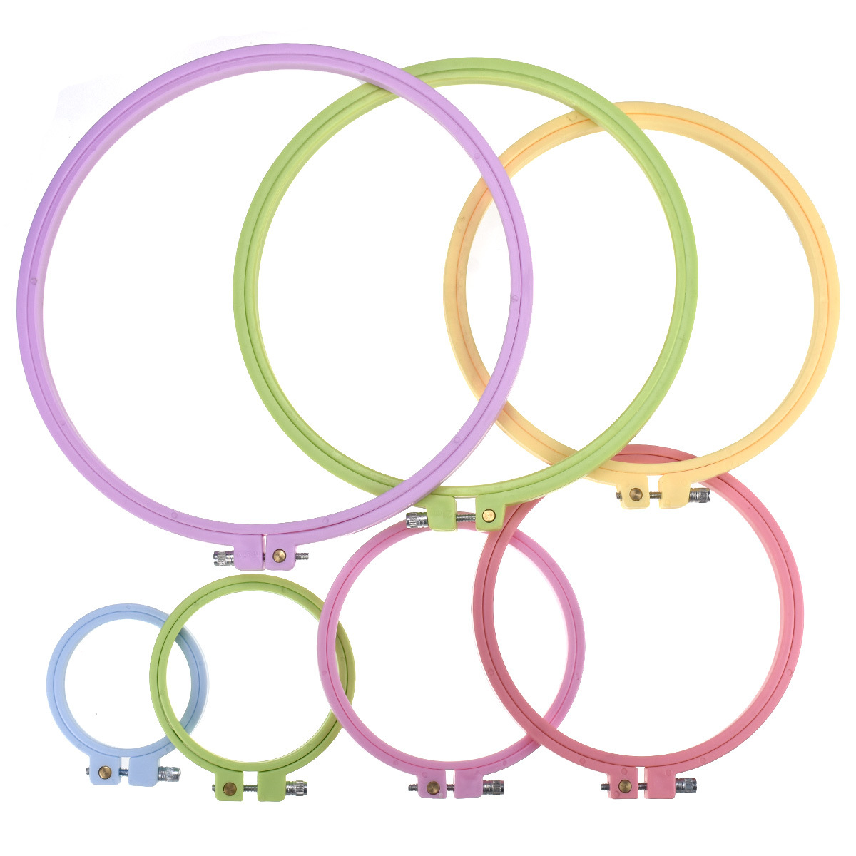 1/7 stuks 7-25cm Plastic Bordu - Embroidery Frame recensie en prijs
