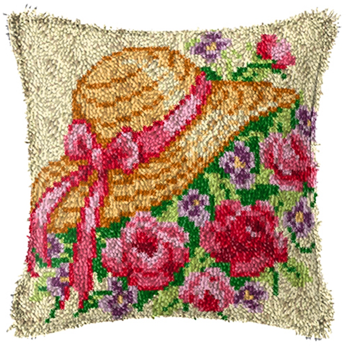 Smyrna Bloem Klinkhaak Kit Mat - Printed Embroidery Kit recensie en prijs