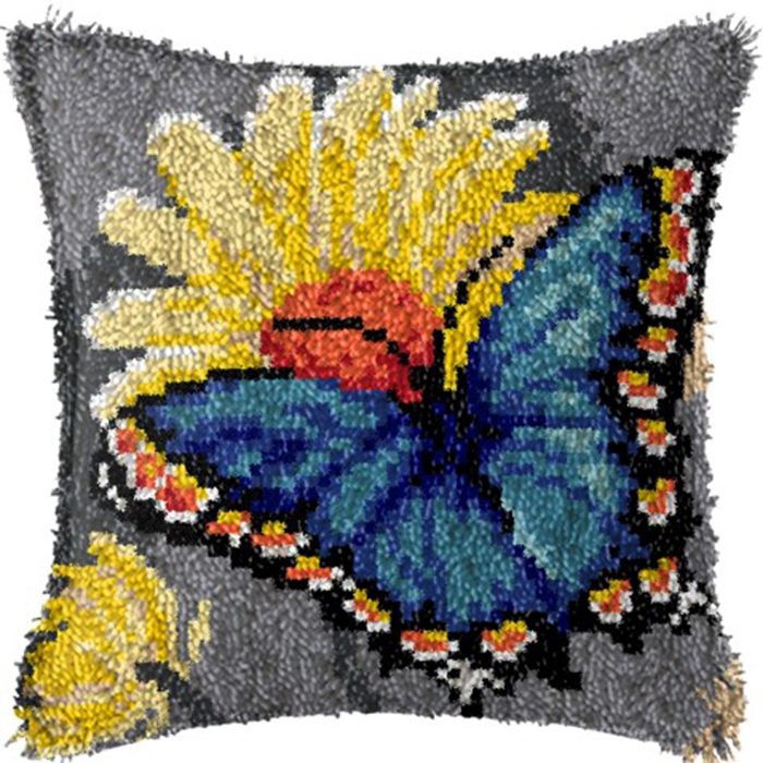 Smyrna Bloem Klinkhaak Kit Mat - Printed Embroidery Kit recensie en prijs