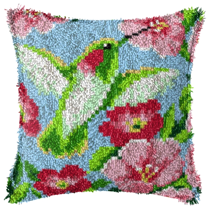 Smyrna Bloem Klinkhaak Kit Mat - Printed Embroidery Kit recensie en prijs