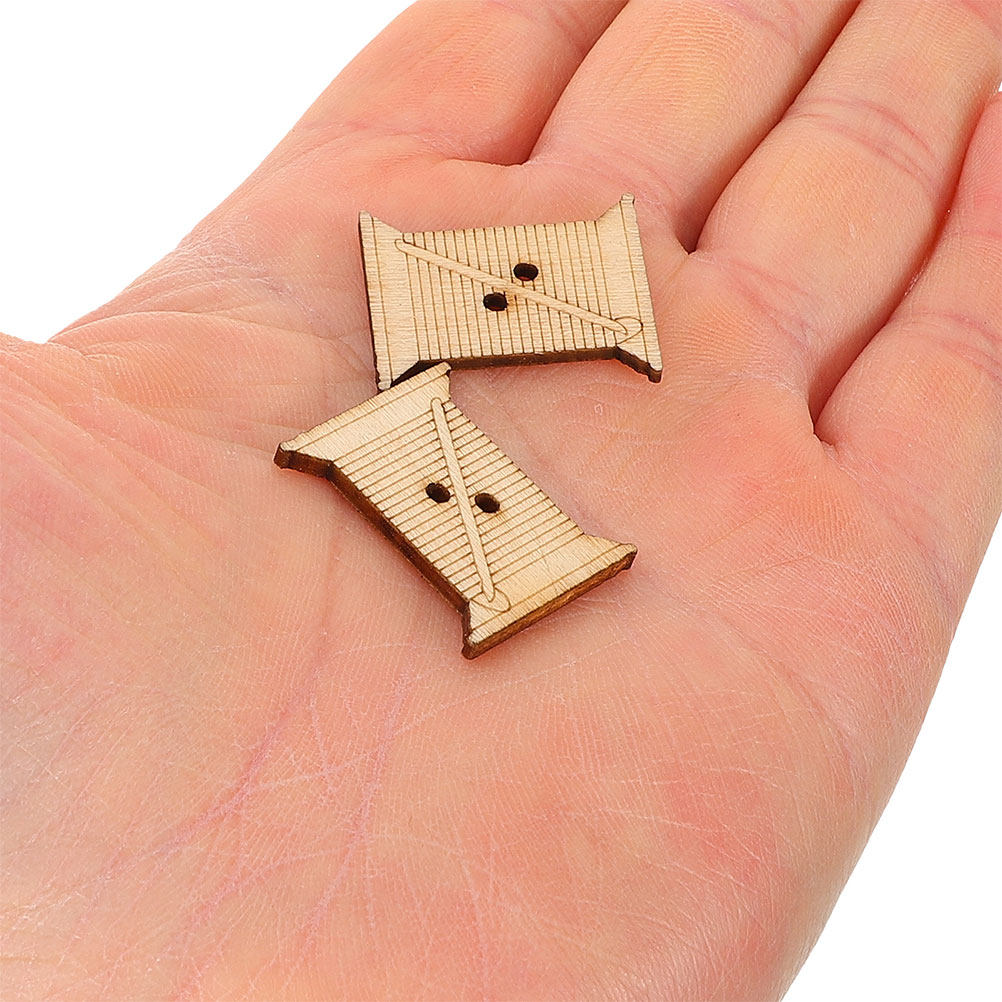 100 stuks houten borduurgaren  - Embroidery Handicraft recensie en prijs