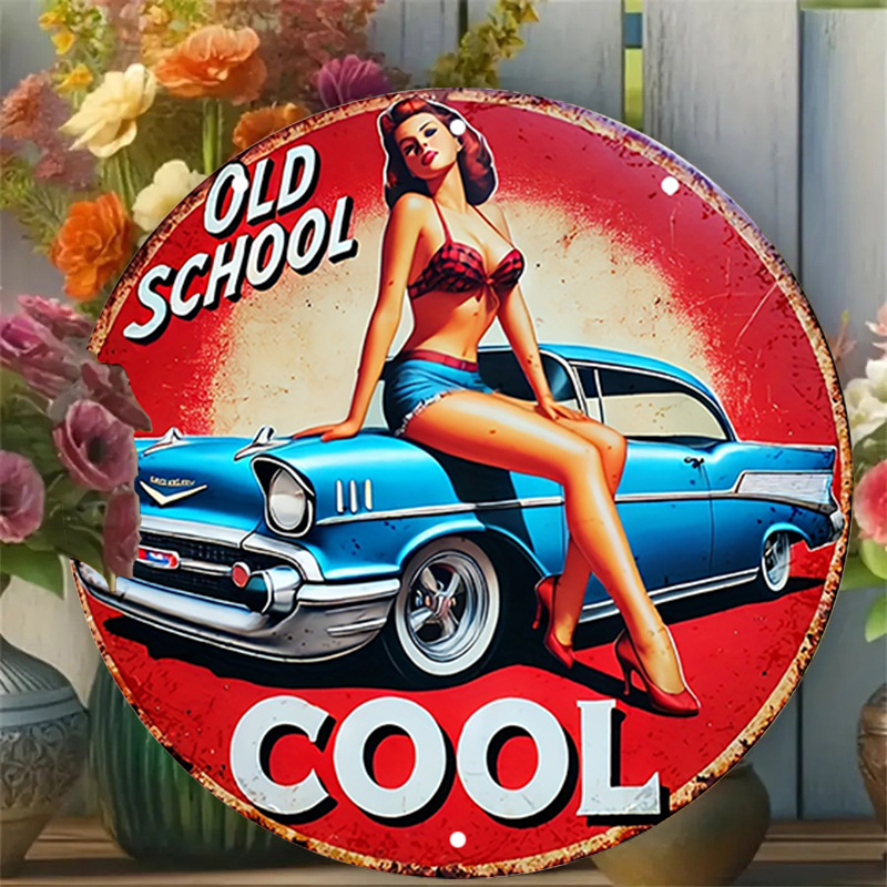 1pc Vintage Pin-Up Car & Cool  - Embroidery Red recensie en prijs