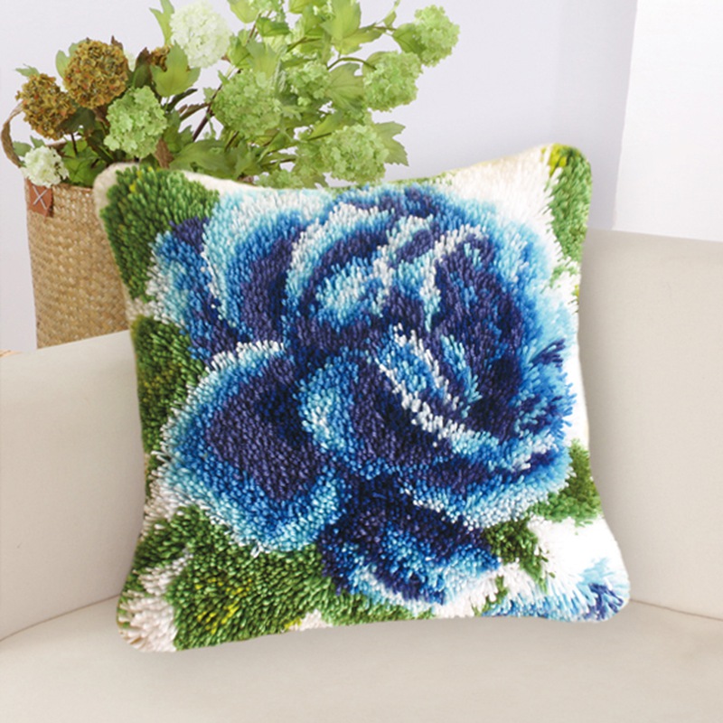 Rose Flower Latch Hook Kits DI - Printed Embroidery Kit recensie en prijs