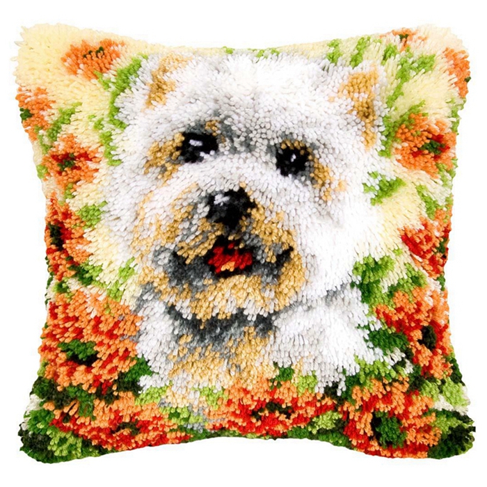 Animal Wolf Pattern Latch Hook - Printed Embroidery Kit recensie en prijs
