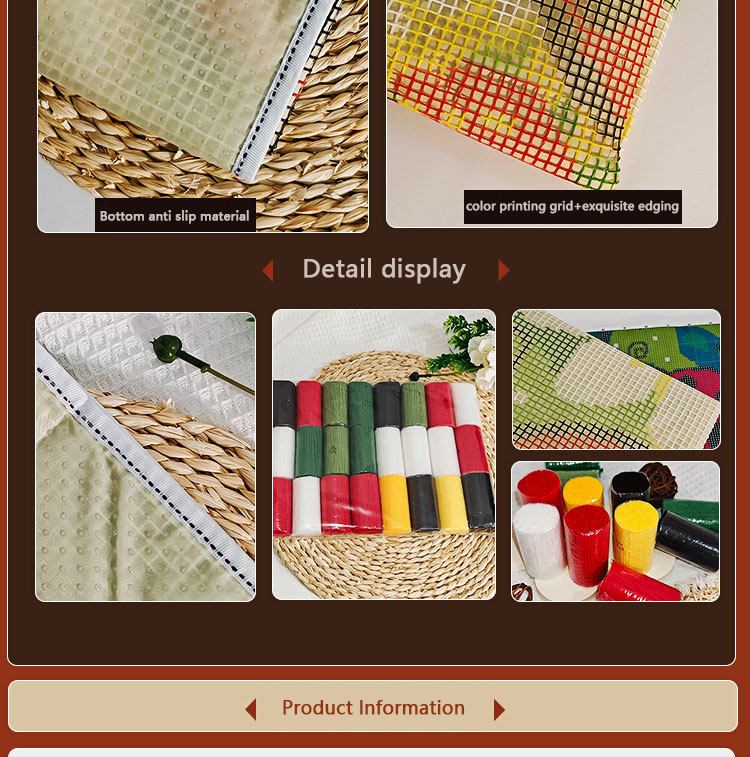 Bee klink haak kit tapijt canv - Printed Embroidery Kit recensie en prijs