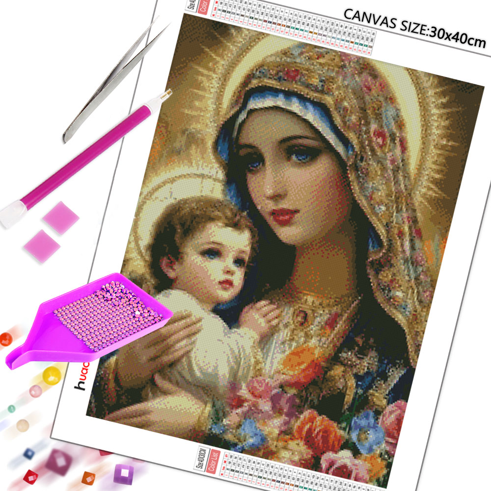 Huacan 5D DIY Diamant Schilder - Embroidery Icon recensie en prijs