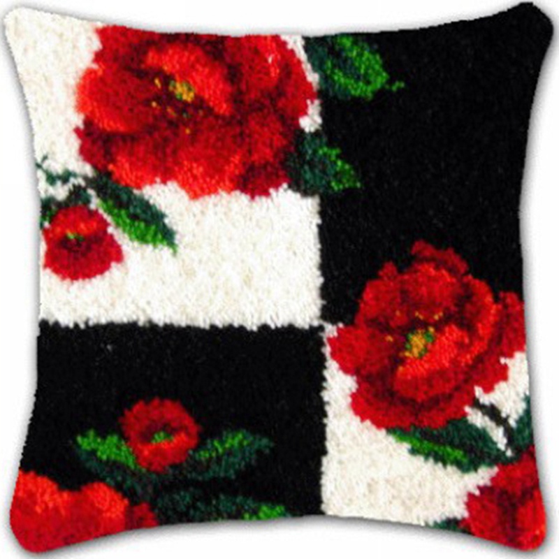 Bloemen Plant Latch Haak Kit K - Printed Embroidery Kit recensie en prijs