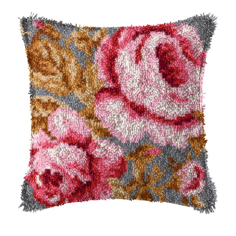 Bloemen Plant Latch Haak Kit K - Printed Embroidery Kit recensie en prijs