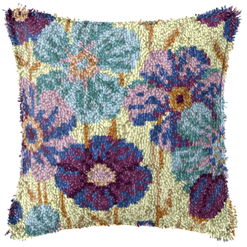 Europese Retro Bloem Latch Hoo - Printed Embroidery Kit recensie en prijs