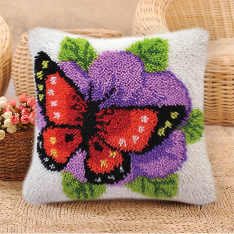 Europese Retro Bloem Latch Hoo - Printed Embroidery Kit recensie en prijs
