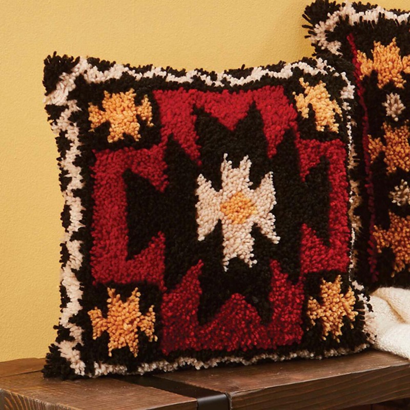 Europese Retro Bloem Latch Hoo - Printed Embroidery Kit recensie en prijs
