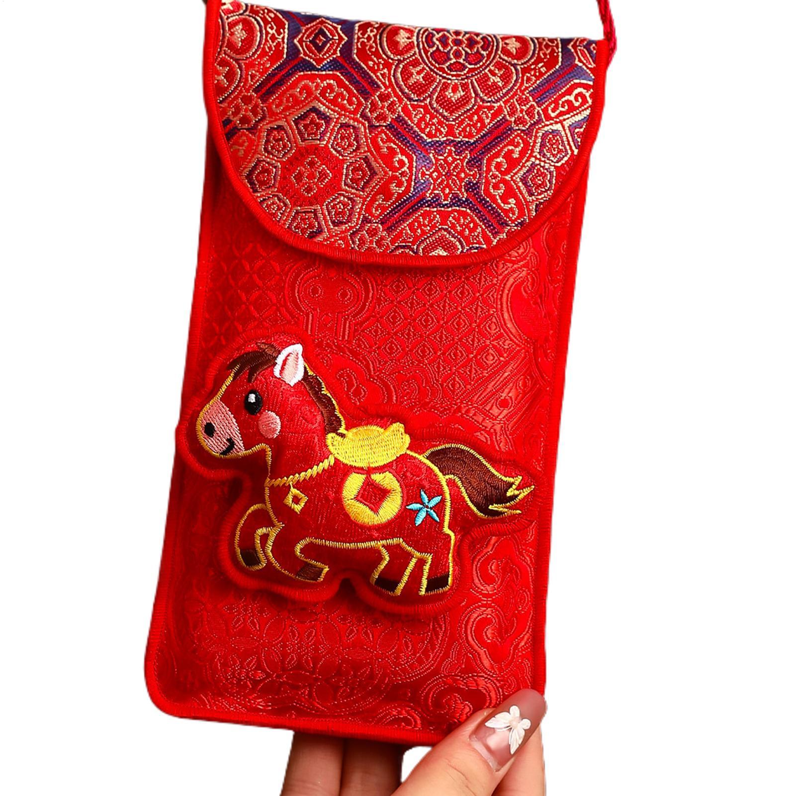 Jaar van het paard Geborduurde - Embroidery Red recensie en prijs