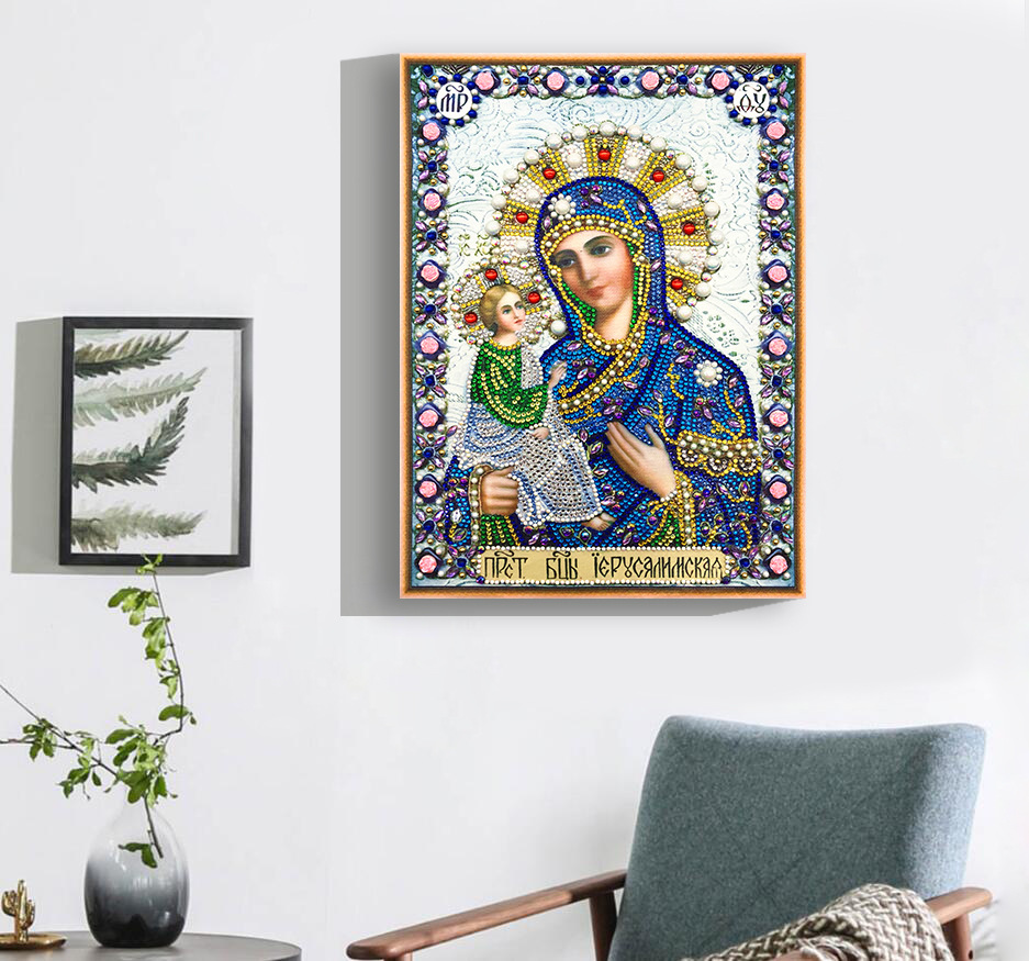 Nieuwe 5d DIY diamant schilder - Embroidery Icon recensie en prijs