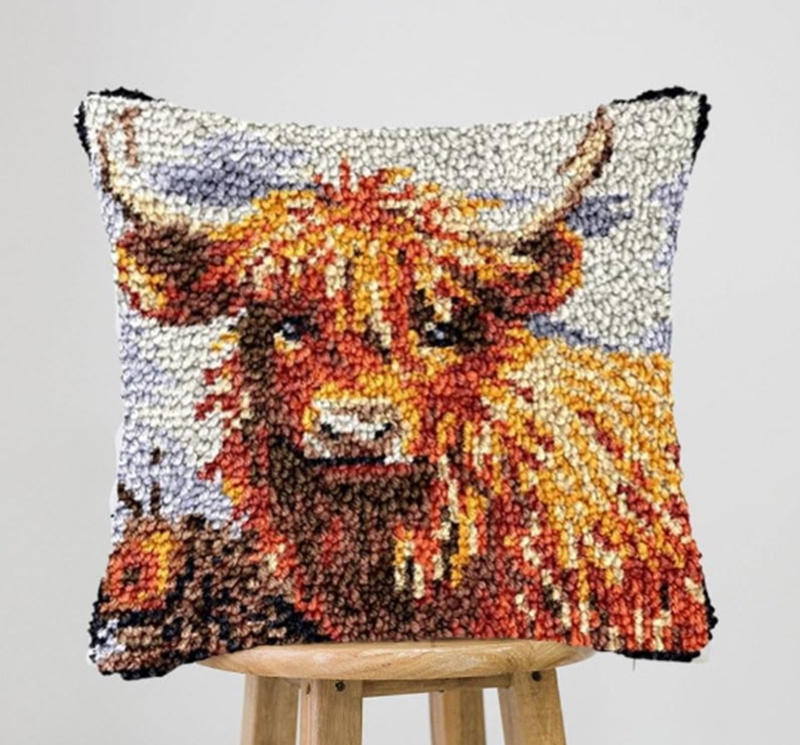 Cartoon Hond/Gorilla Tapijt Bo - Printed Embroidery Kit recensie en prijs
