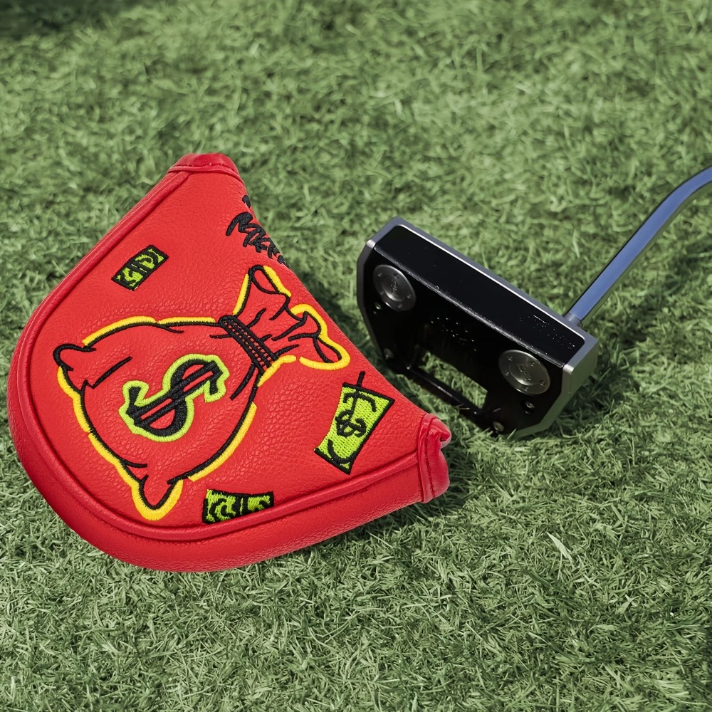 Golfputterhoes |   Halfronde P - Embroidery Red recensie en prijs
