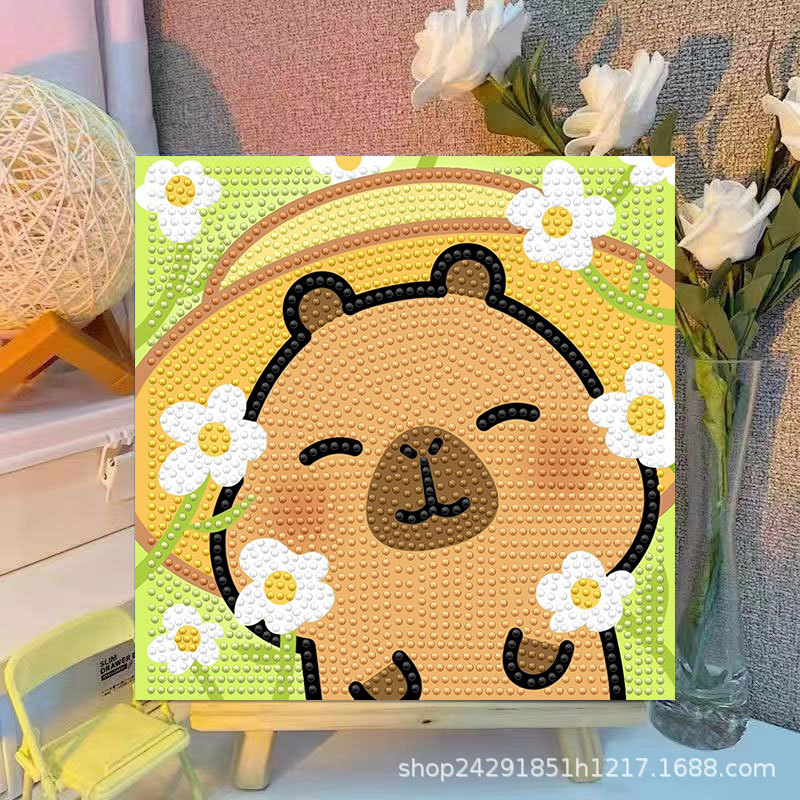Cartoon Capibala Crystal Diamo - Embroidery Frame recensie en prijs