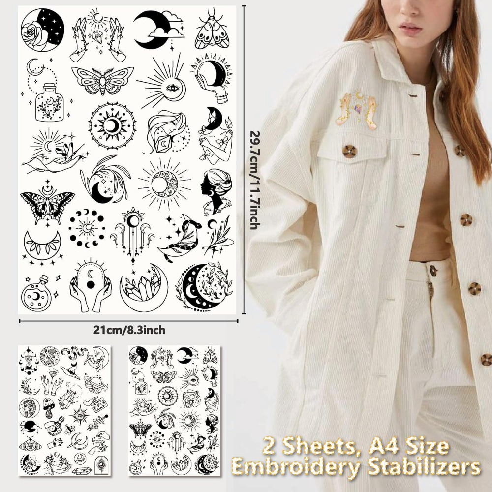 51 Stuks Boho Maan Zon Waterop - Embroidery Web recensie en prijs