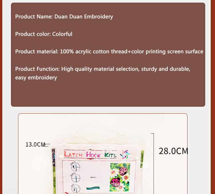 Bee Latch Hook Kit Tapijt Canv - Printed Embroidery Kit recensie en prijs